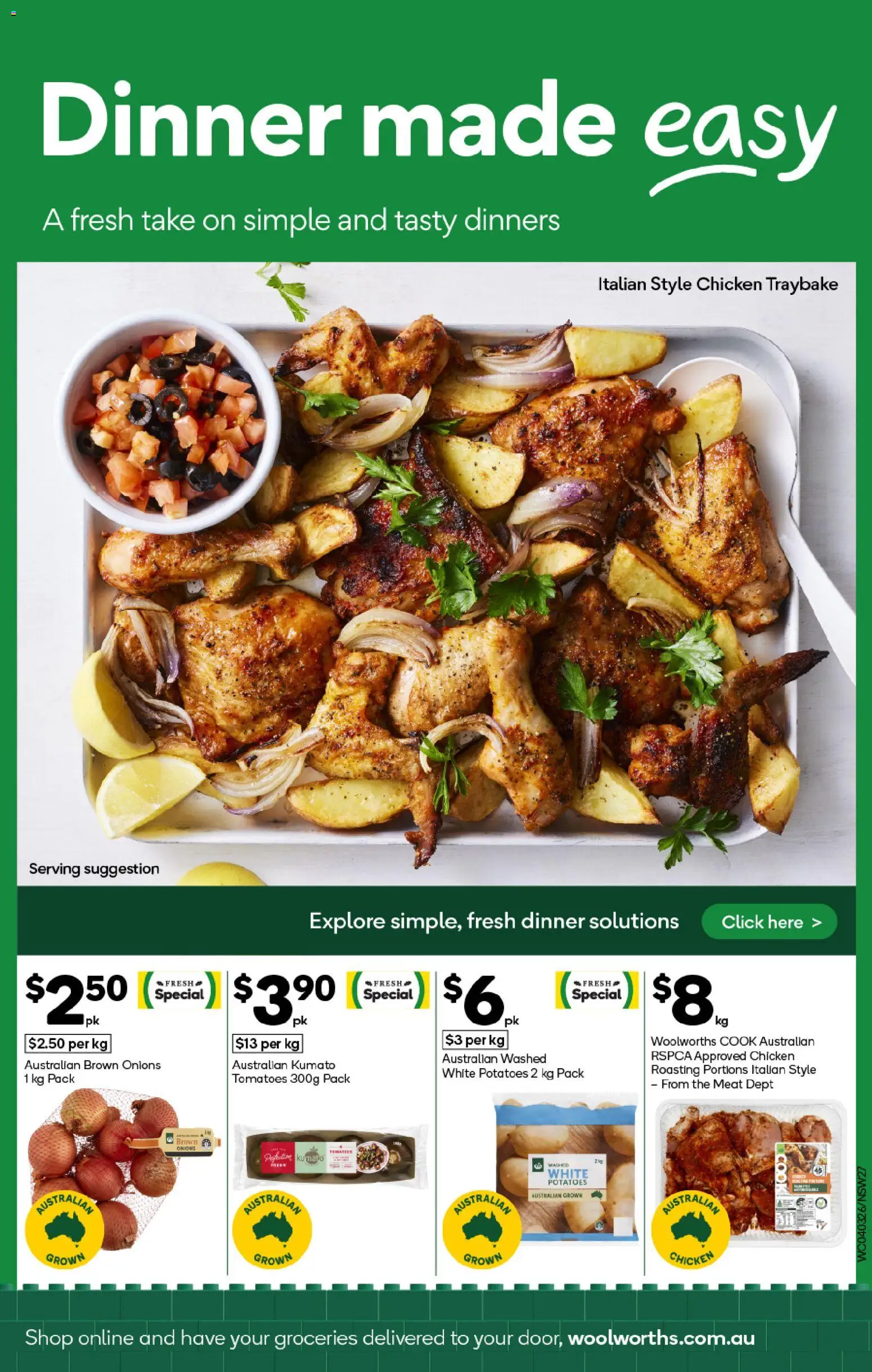 Woolworths catalogue  - page 27- valid from 04/03/2026