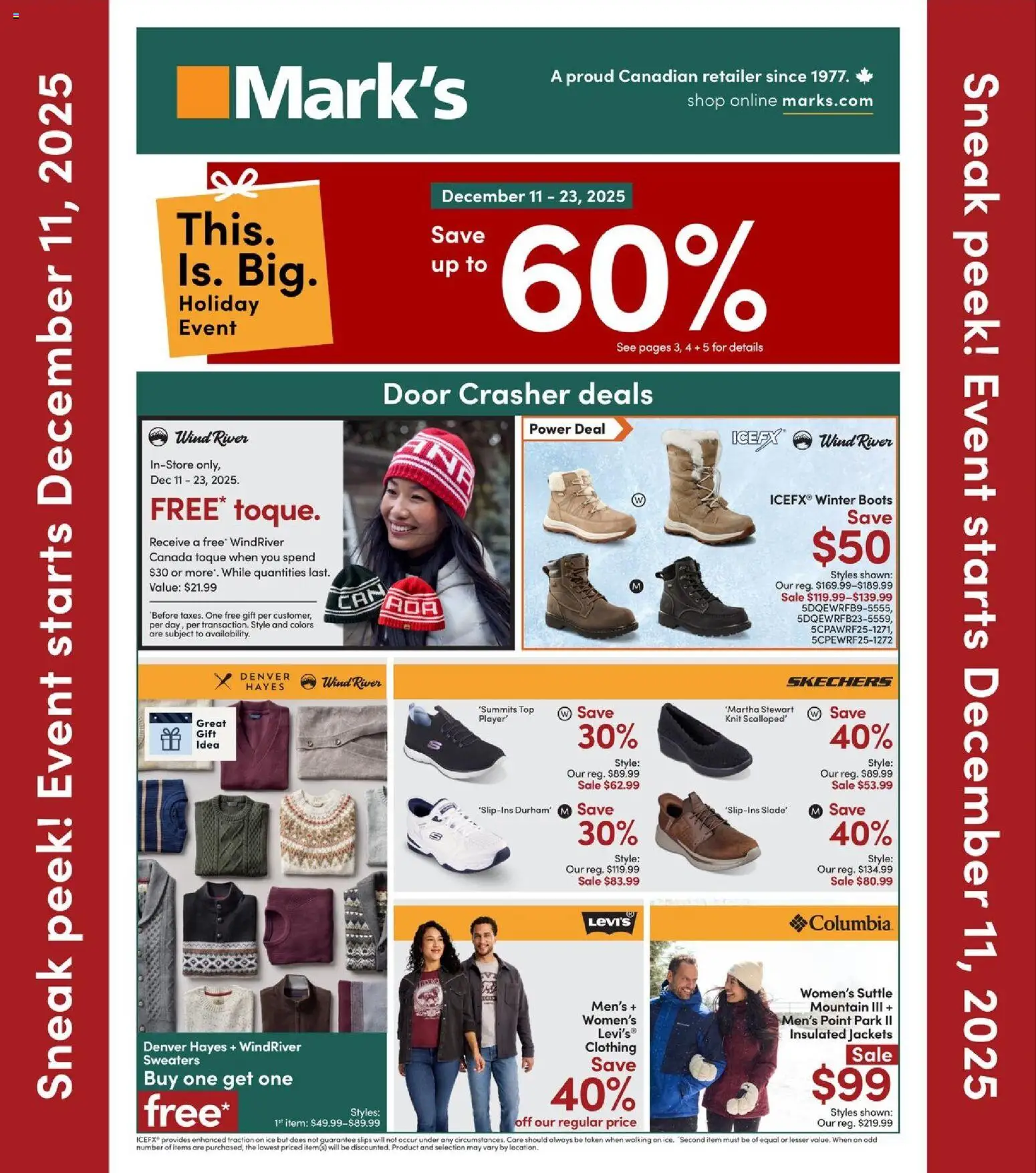 Mark's weekly flyer / circulaire - page 1- valid from Dec 11, 2025