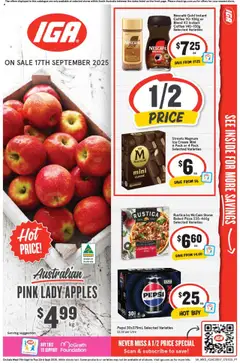 IGA catalogue preview - valid from 17/09/2025