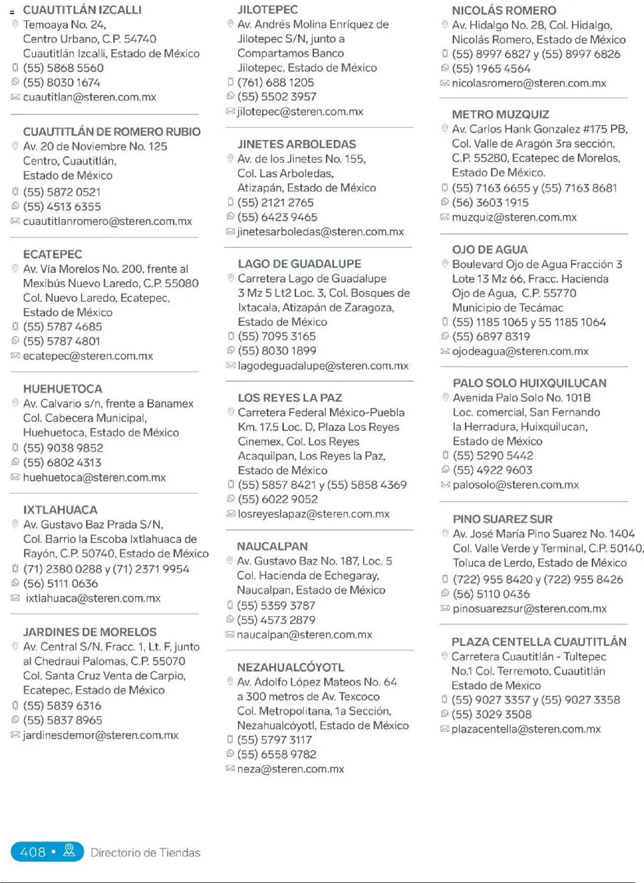 Steren catálogo - página 426- válido desde 01/01/2025