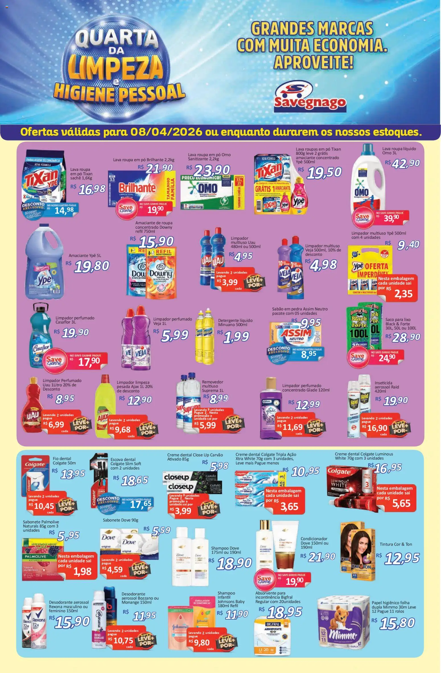 Savegnago - Ofertas da semana - página 1- válido a partir de 08/04/2026
