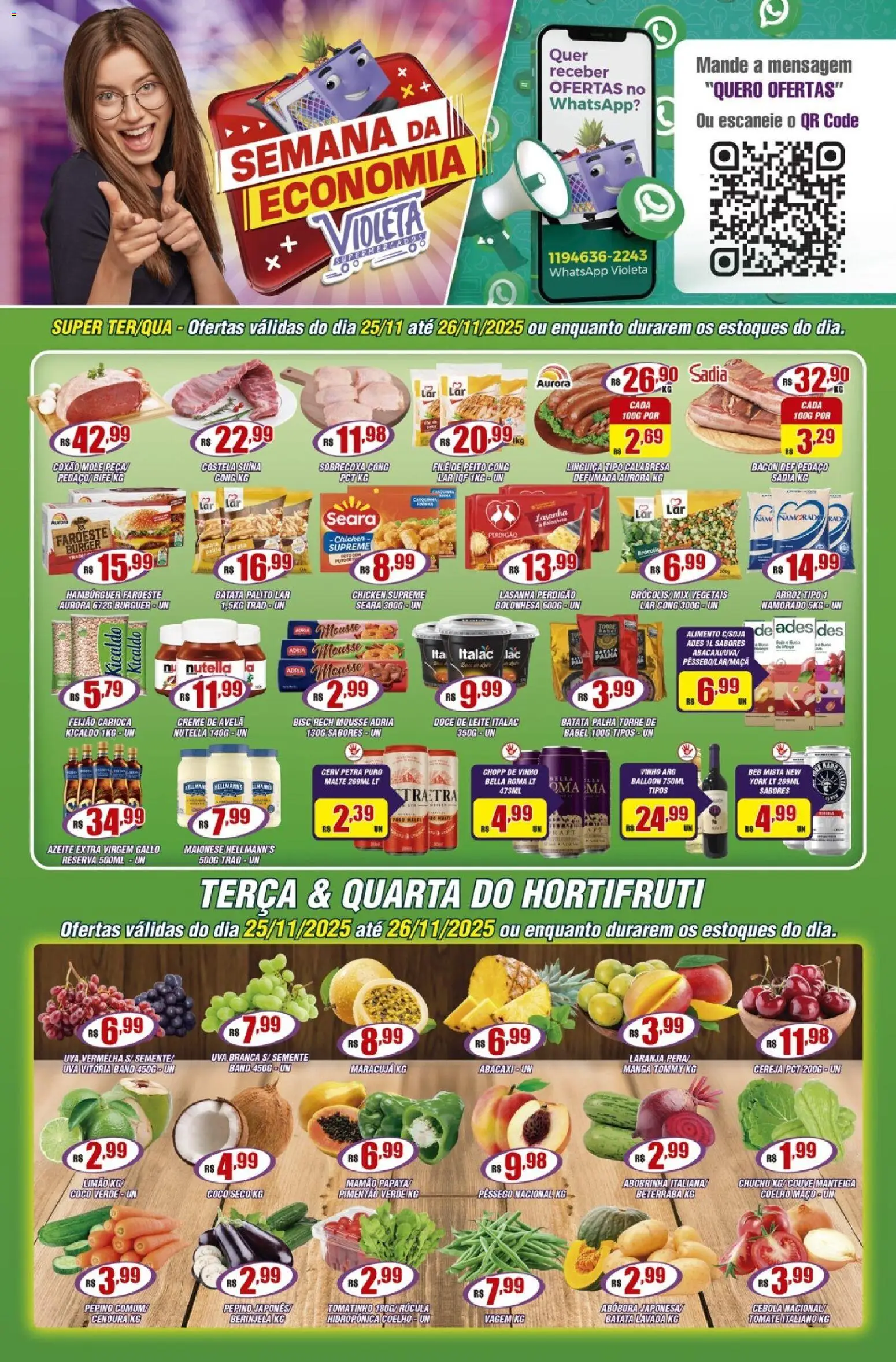 Violeta Supermercados - Ofertas da semana - página 1- válido a partir de 25/11/2025
