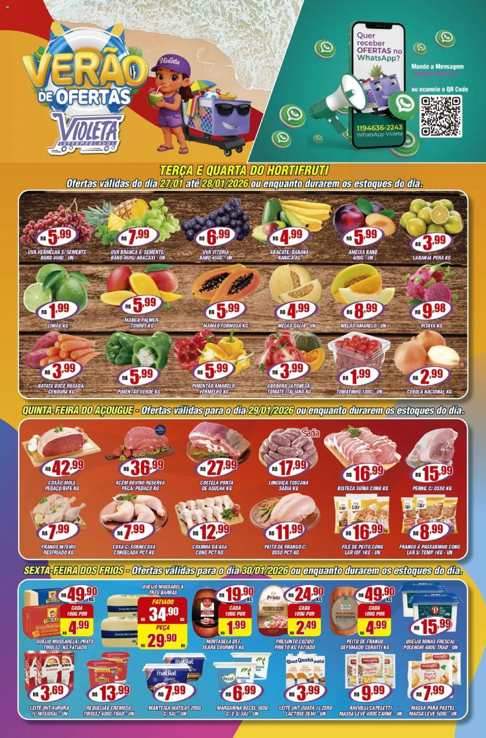 Violeta Supermercados - Ofertas da semana - página 1- válido a partir de 27/01/2026
