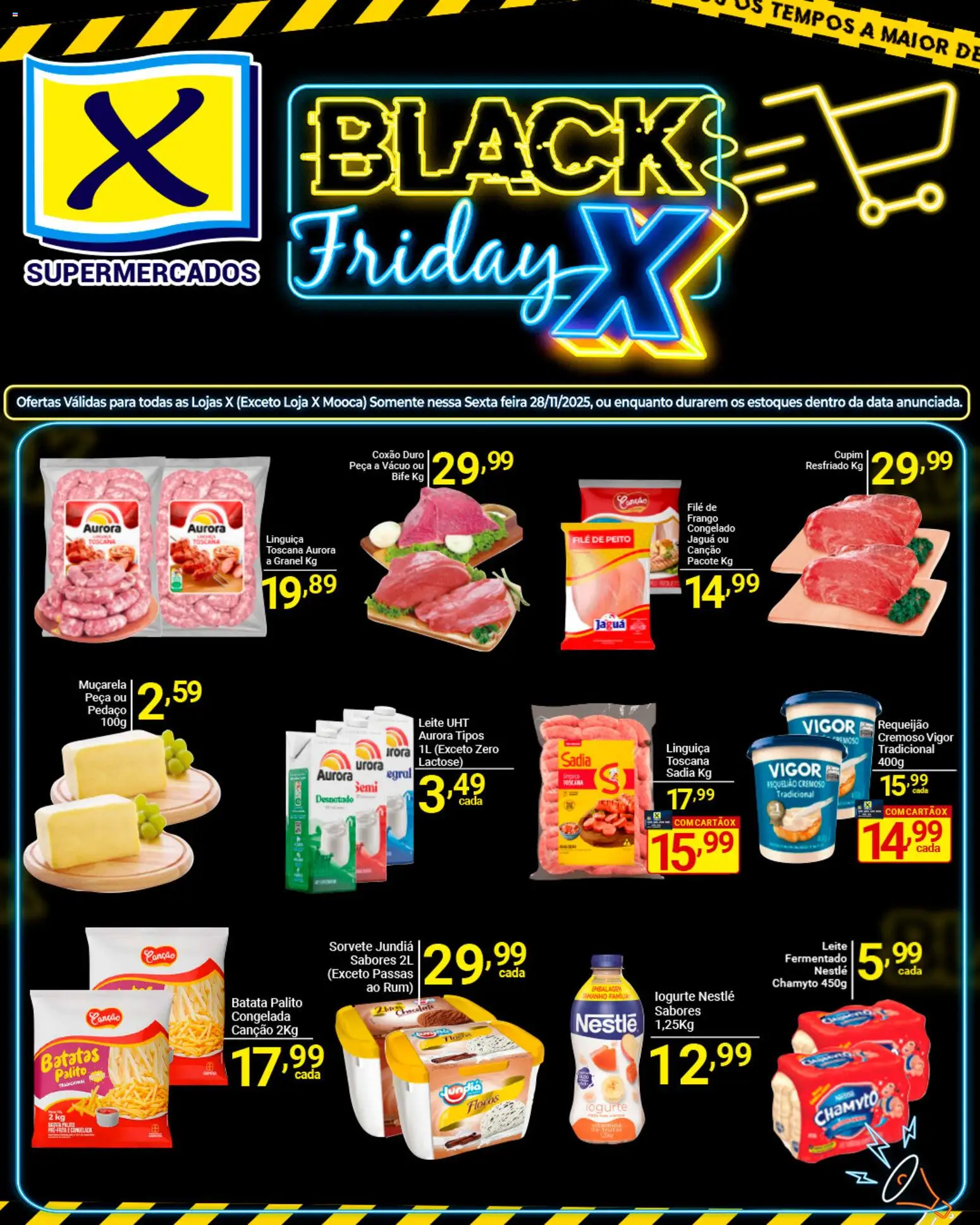 X Supermercados Black Friday - página 1- válido a partir de 28/11/2025
