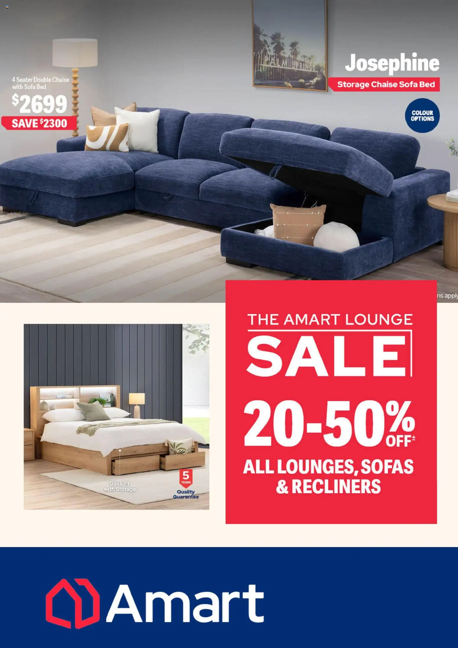 Amart Furniture catalogue  - page 1- valid from 06/03/2026