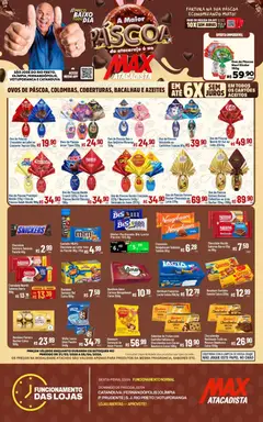 Pré-visualização Max Atacadista ofertas Páscoa válida a partir de 31/03/2026