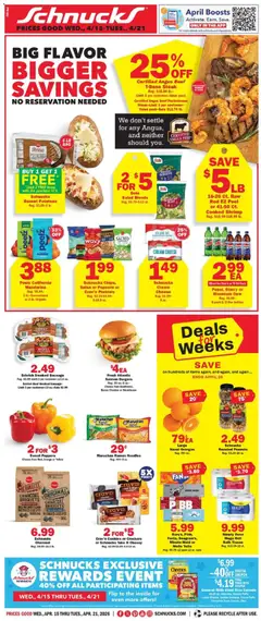 Preview Schnucks Weekly Ad valid from 04/15/2026