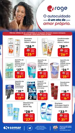 Pré-visualização Semar Supermercado - Ofertas Roge válida a partir de 14/10/2025