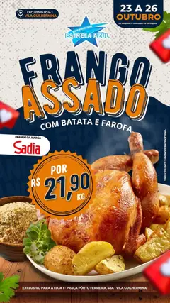 Pré-visualização Estrela Azul - Ofertas Frango Assado válida a partir de 23/10/2025