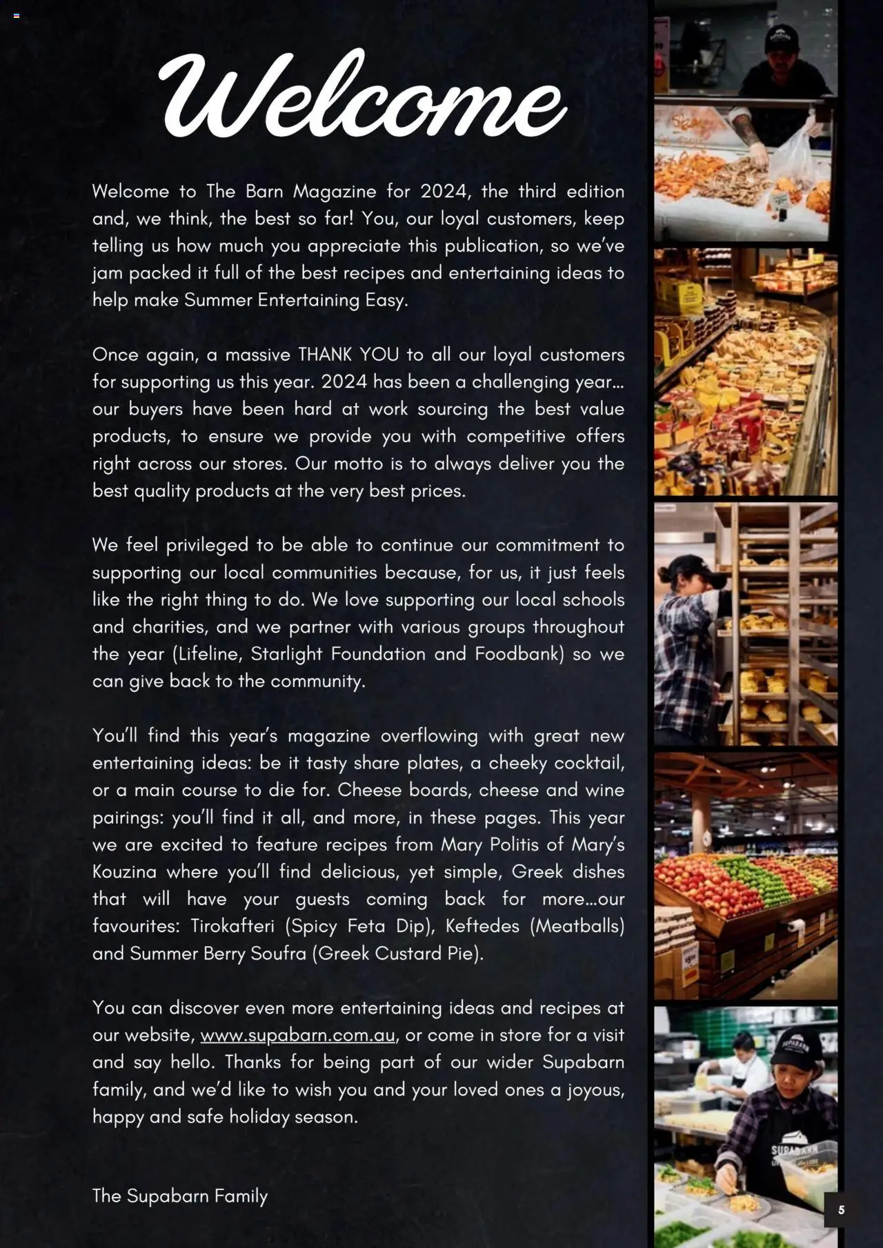 Supabarn The Barn Magazine - page 5- valid from 07/11/2024