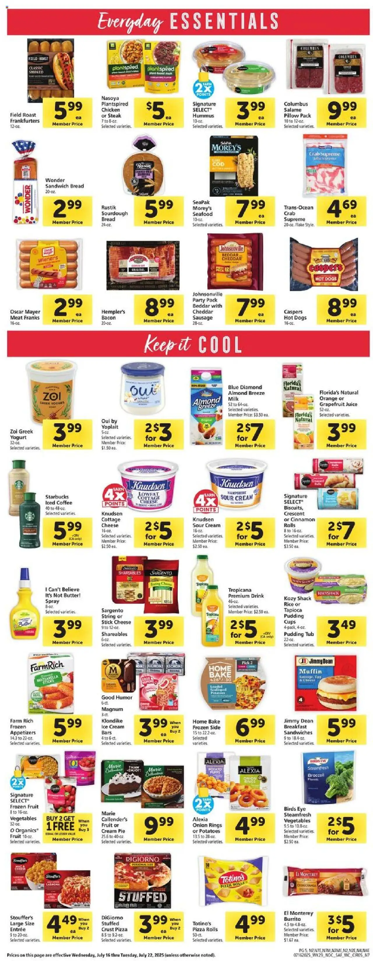 Safeway Weekly Ad - CA - page 5- valid from 07/16/2025