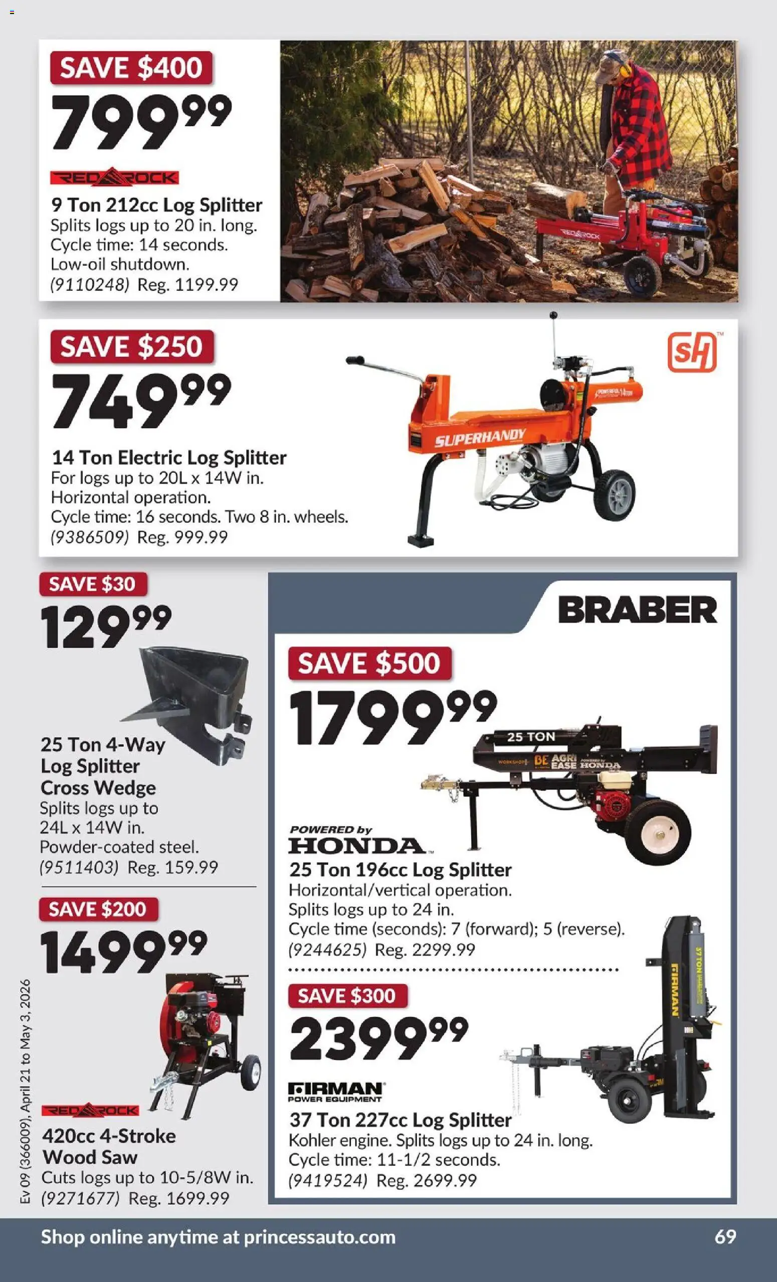 Princess Auto flyer - 2 Week Sale! - page 74- valid from Apr 21, 2026