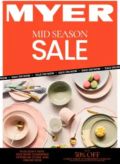 Myer catalogue preview - valid from 10/09/2025