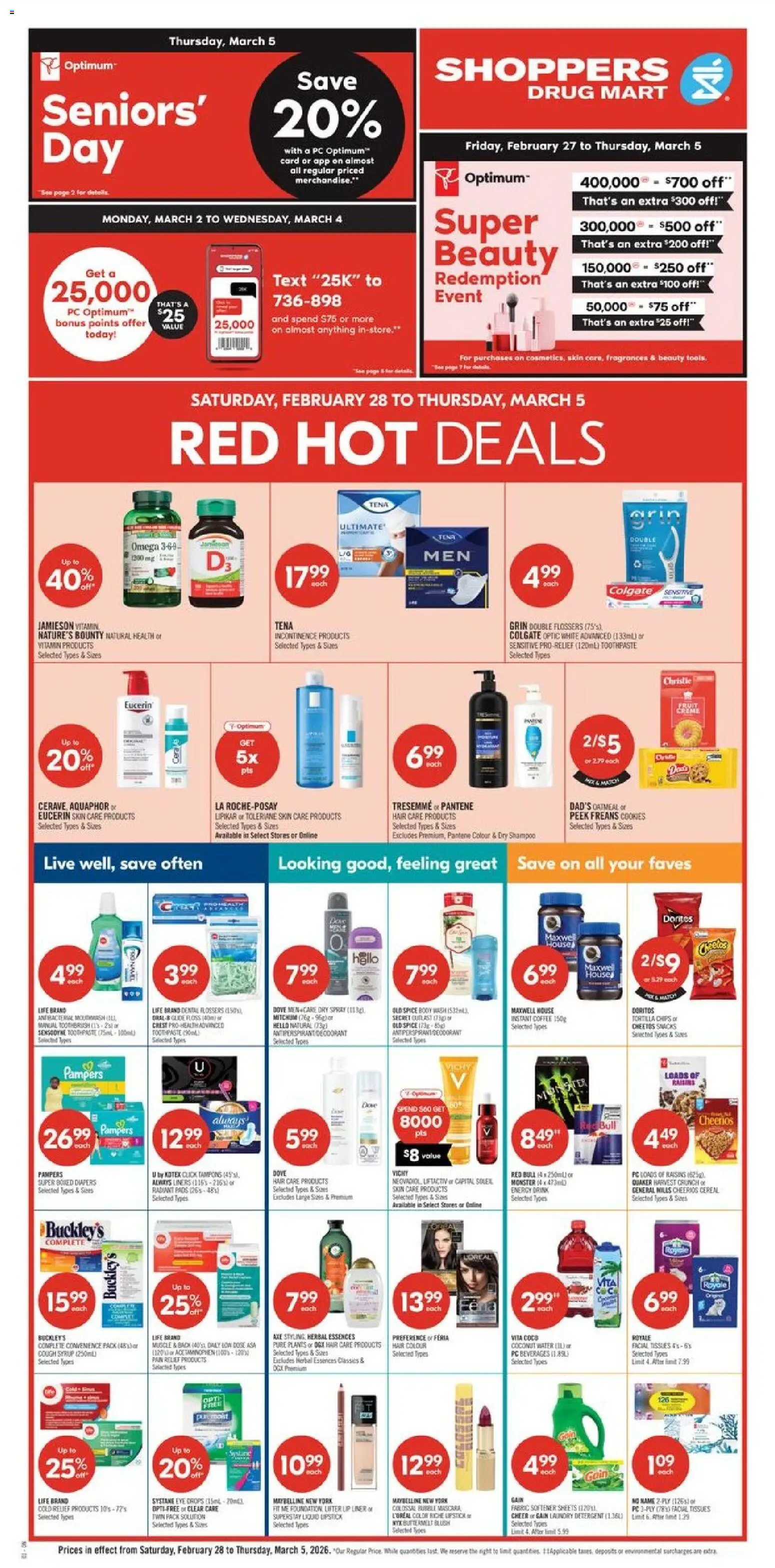 Shoppers weekly flyer / circulaire - page 3- valid from Feb 27, 2026