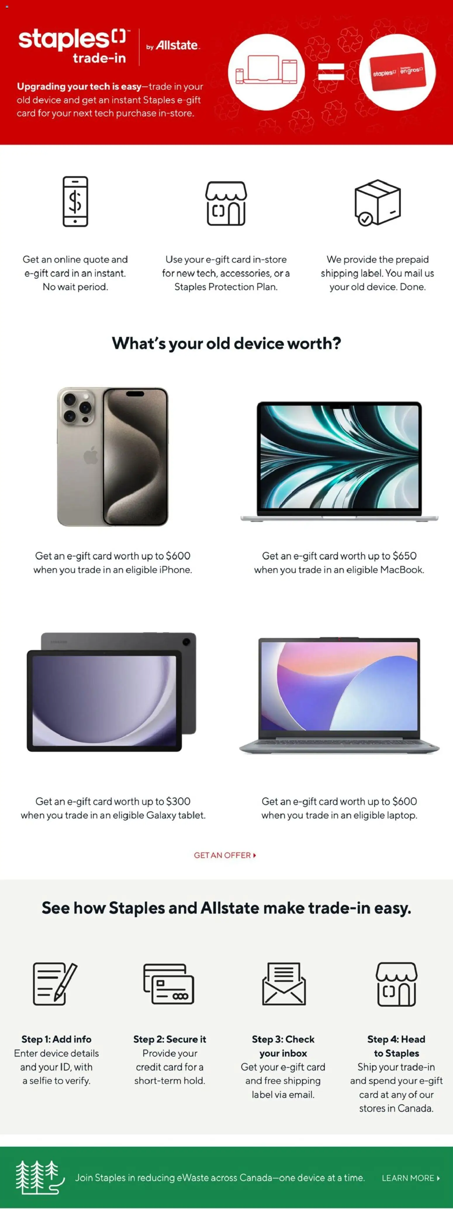 Staples weekly flyer / circulaire - page 20- valid from Apr 10, 2026