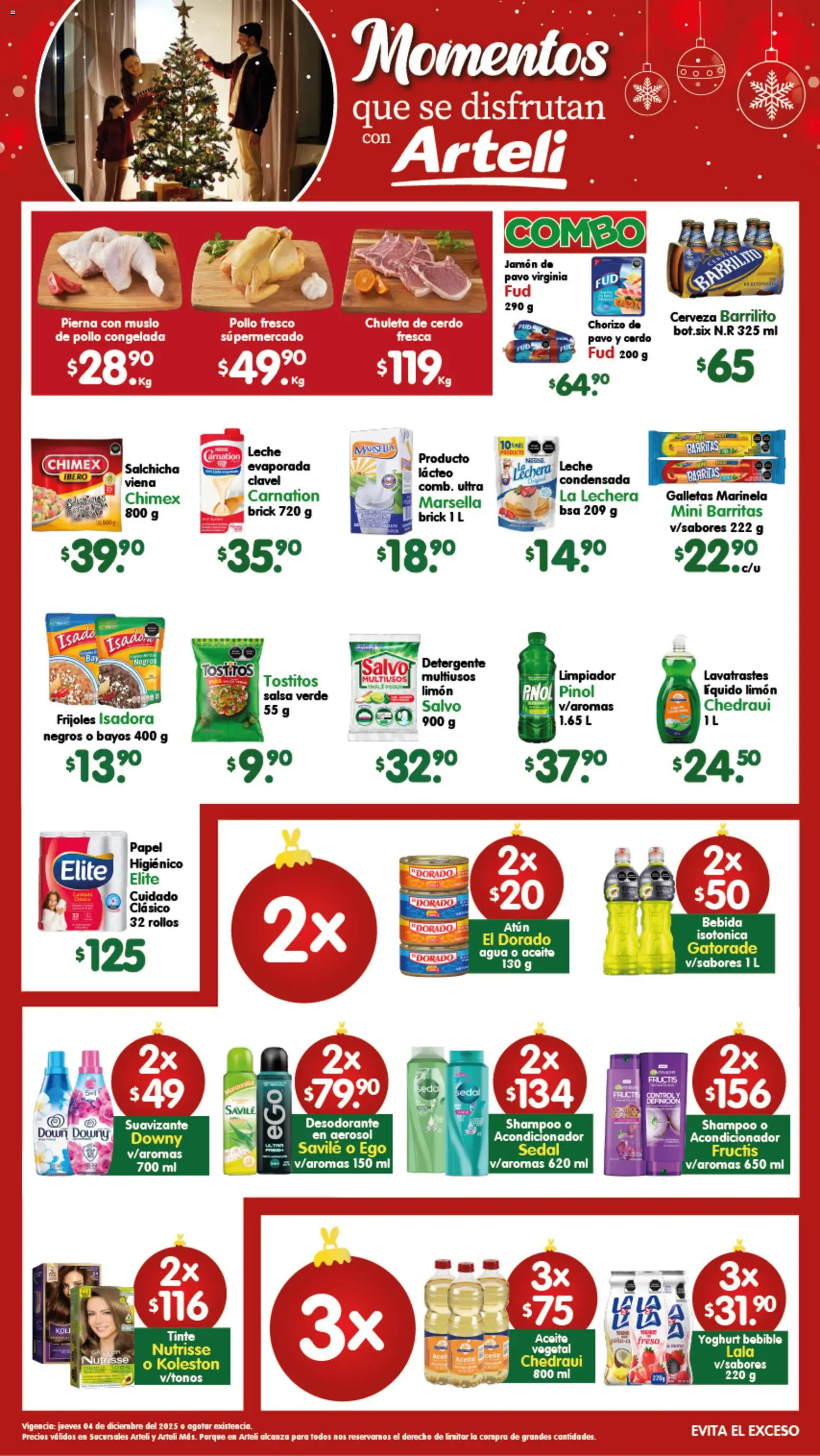 Arteli folleto Tuxpan - página 1- válido desde 04/12/2025