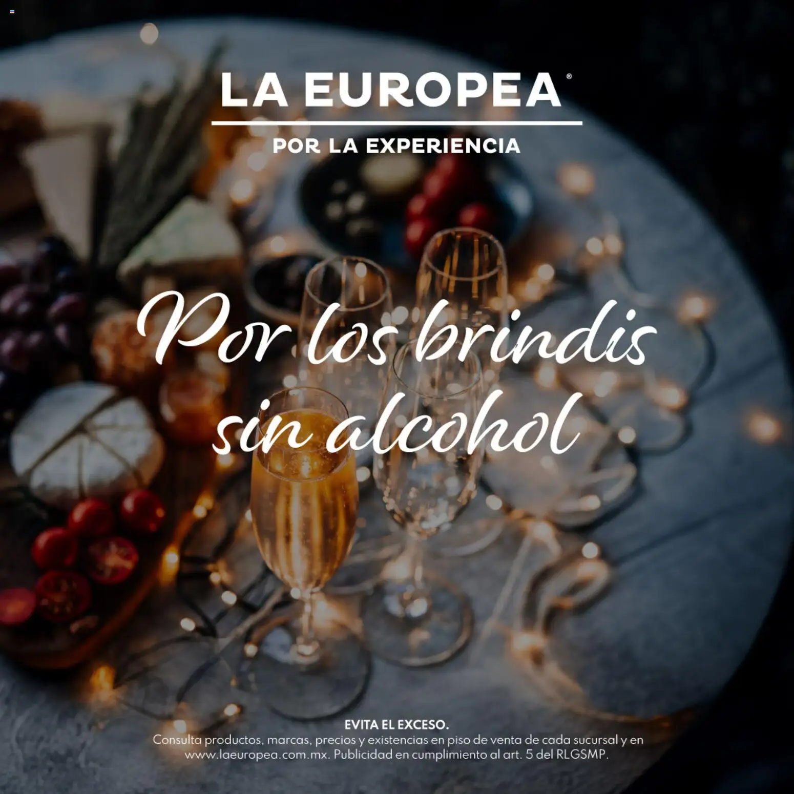 La Europea catálogo Por los brindis sin alcohol - página 1- válido desde 08/12/2025