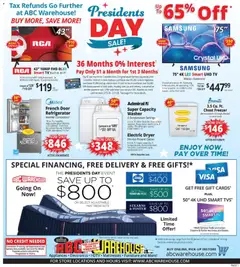 Preview ABC Warehouse Weekly Ad valid from 02/15/2026