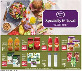 Preview Jewel Osco Specialty Publication valid from 07/30/2025