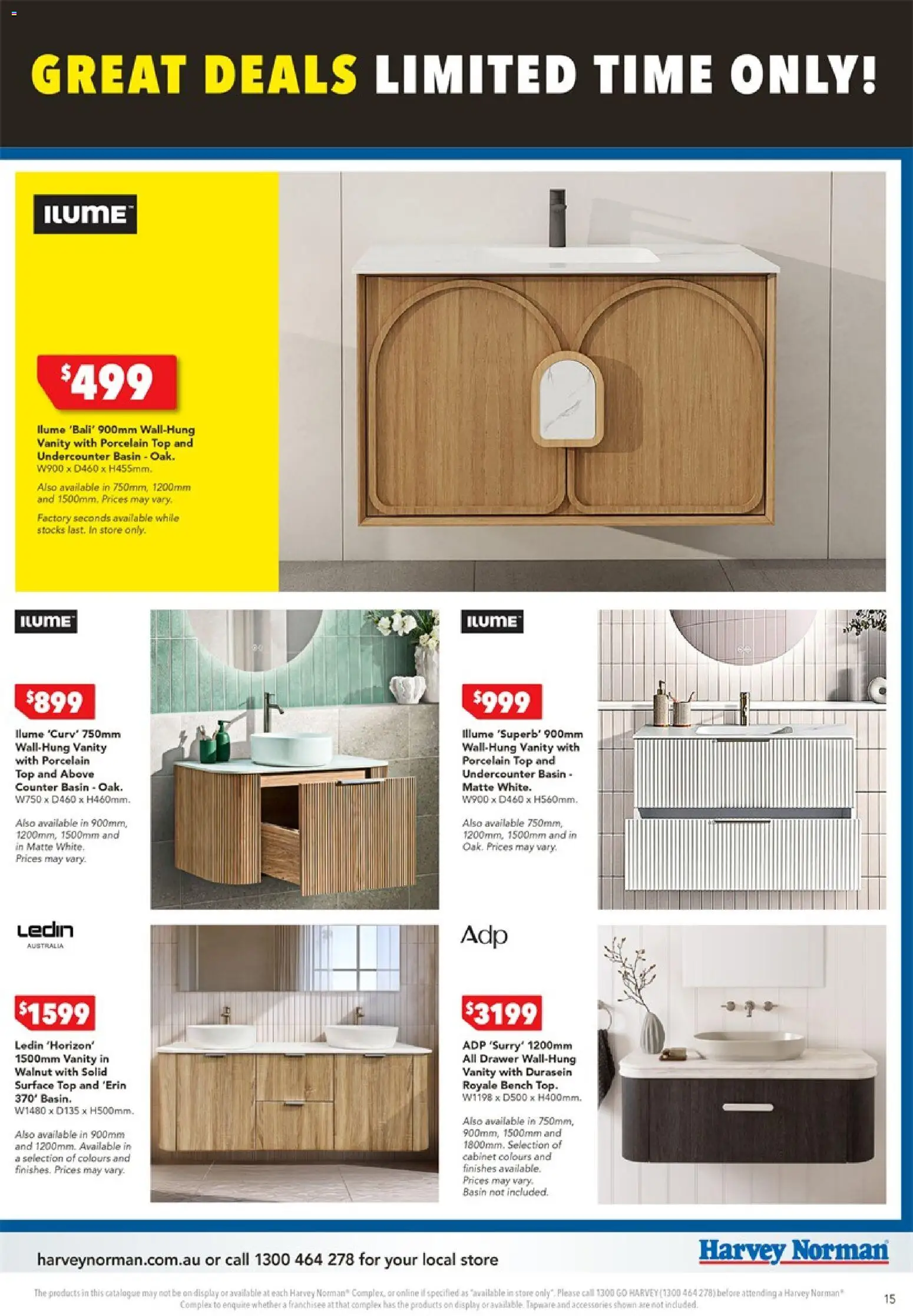 Harvey Norman - Bathroom Clearance - page 15- valid from 25/12/2025