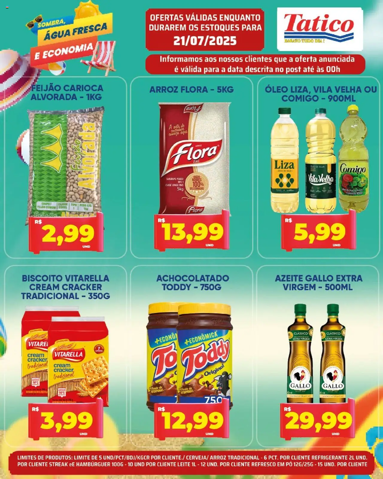 Tatico - Ofertas do Dia - página 2- válido a partir de 21/07/2025
