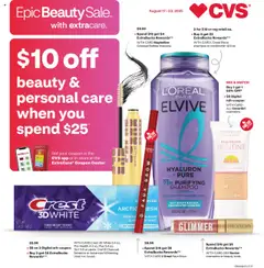 Preview CVS Pharmacy Weekly Ad valid from 08/17/2025