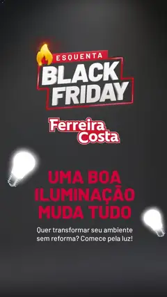 Pré-visualização Ferreira Costa Black Friday válida a partir de 22/10/2025