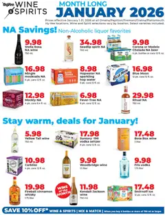 Preview HyVee Wine & Spirits Monthlong valid from 01/01/2026