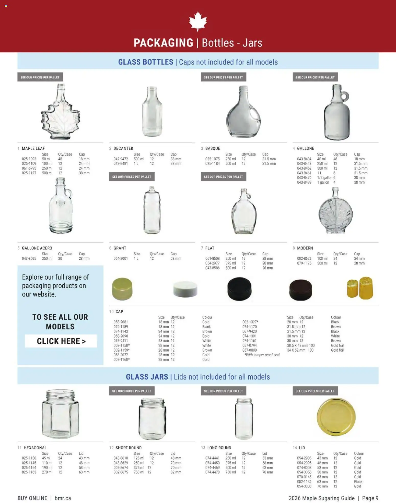 BMR - Agrizone Maple Sugaring Guide - page 9- valid from Jan 1, 2026