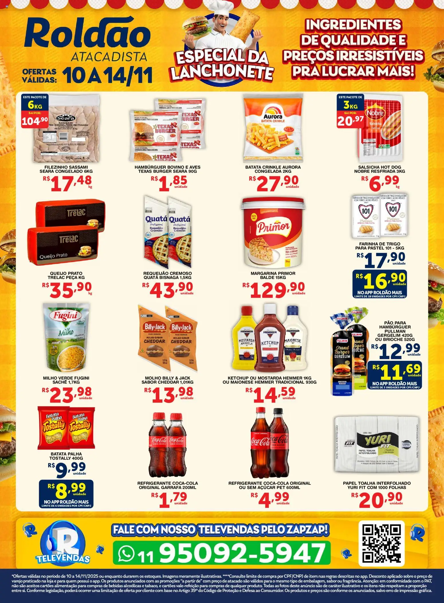 Roldão - Ofertas Comerciante Especial da Lanchonete - página 1- válido a partir de 10/11/2025

