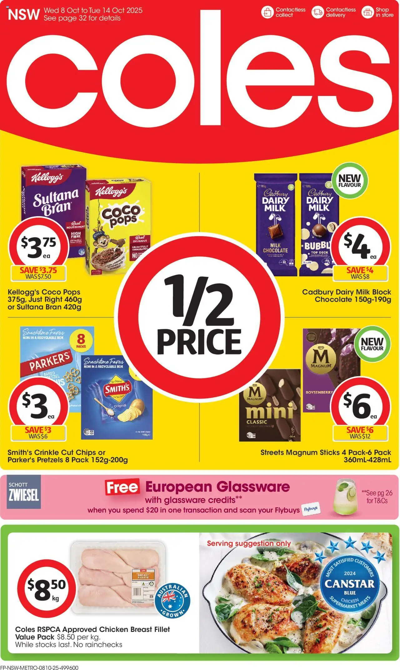 Coles Catalogue NSW - page 1- valid from 08/10/2025