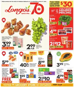 Preview Longo's weekly flyer / circulaire valid from Feb 26, 2026