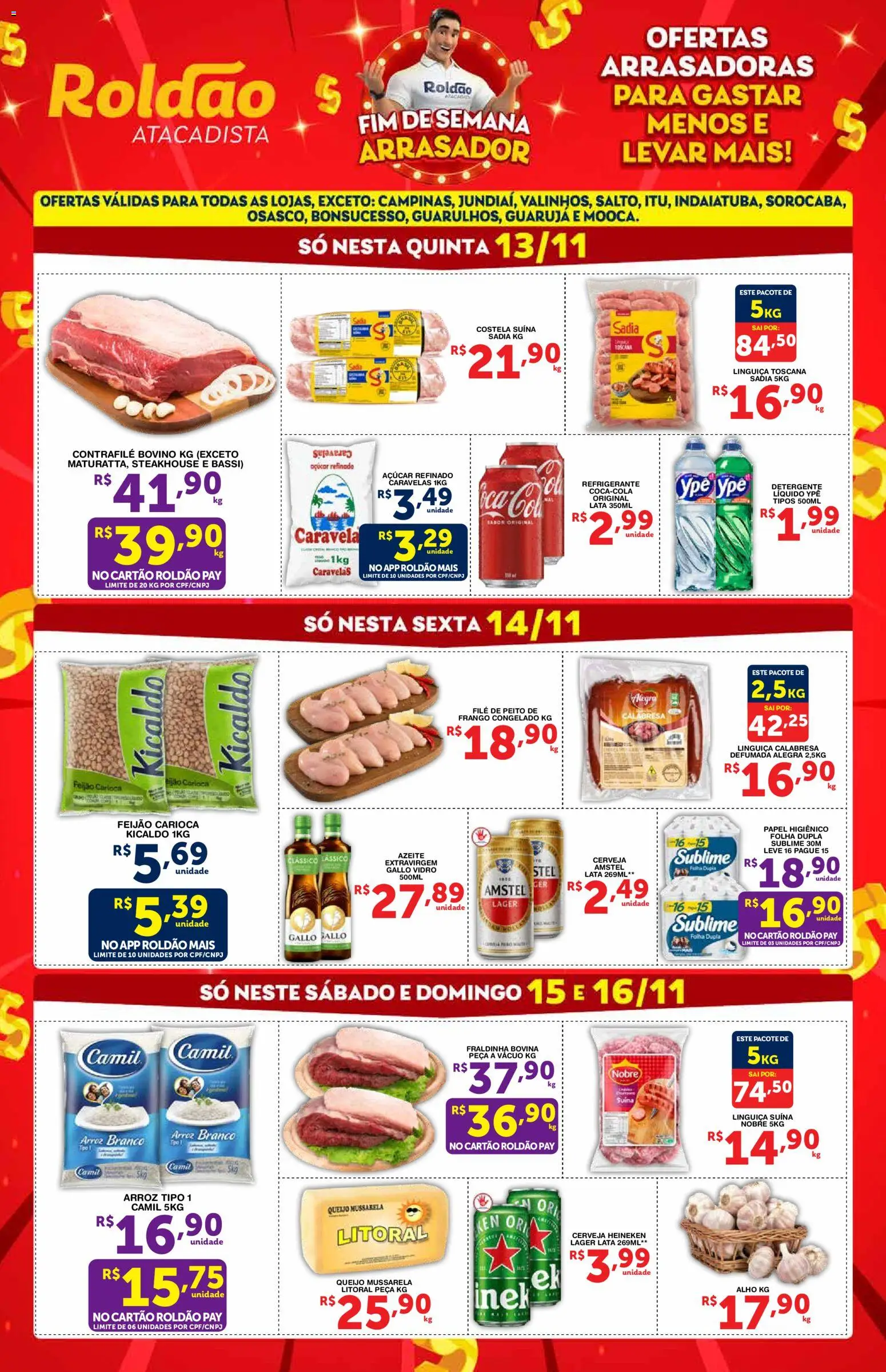Roldão - Ofertas Fim de Semana Arrasador - página 1- válido a partir de 13/11/2025
