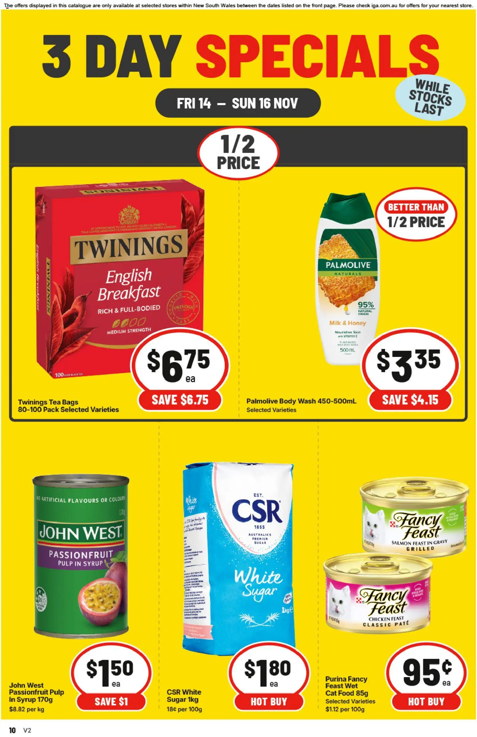 IGA 3 Day Specials NSW - page 3- valid from 14/11/2025