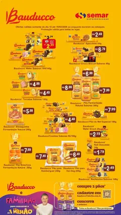 Pré-visualização Semar Supermercado - Ofertas Bauducco válida a partir de 10/02/2026