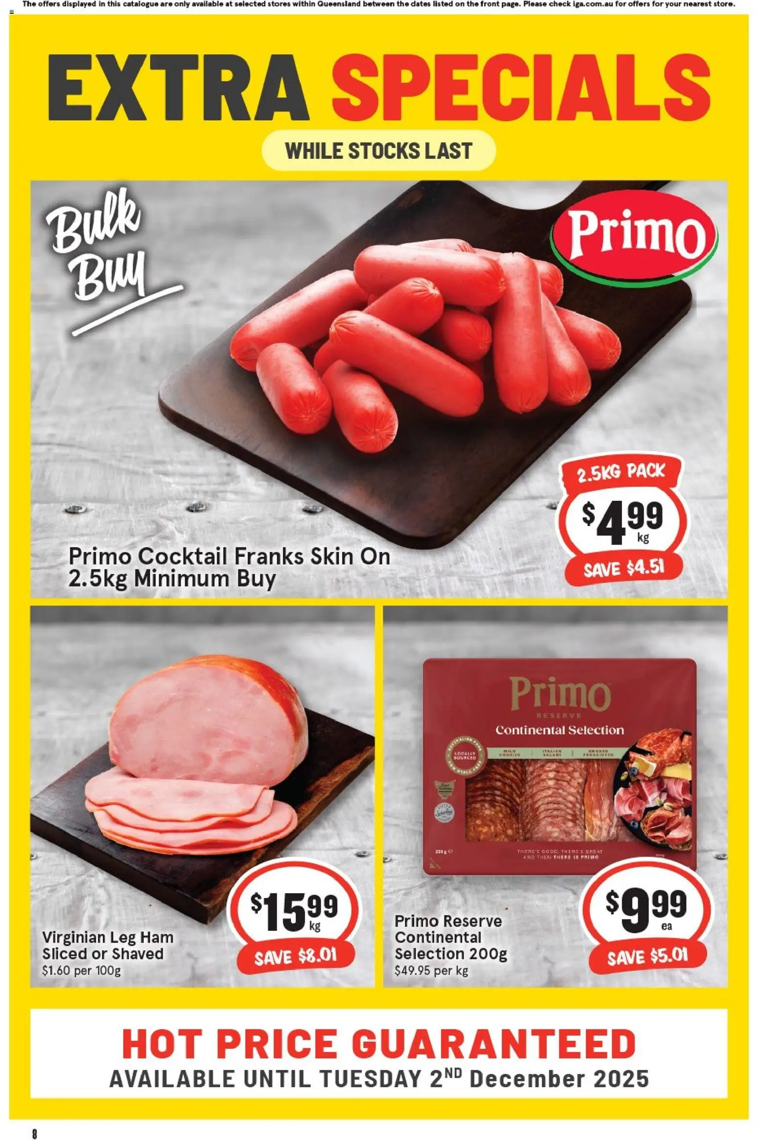 IGA Extra Specials QLD - page 3- valid from 05/11/2025