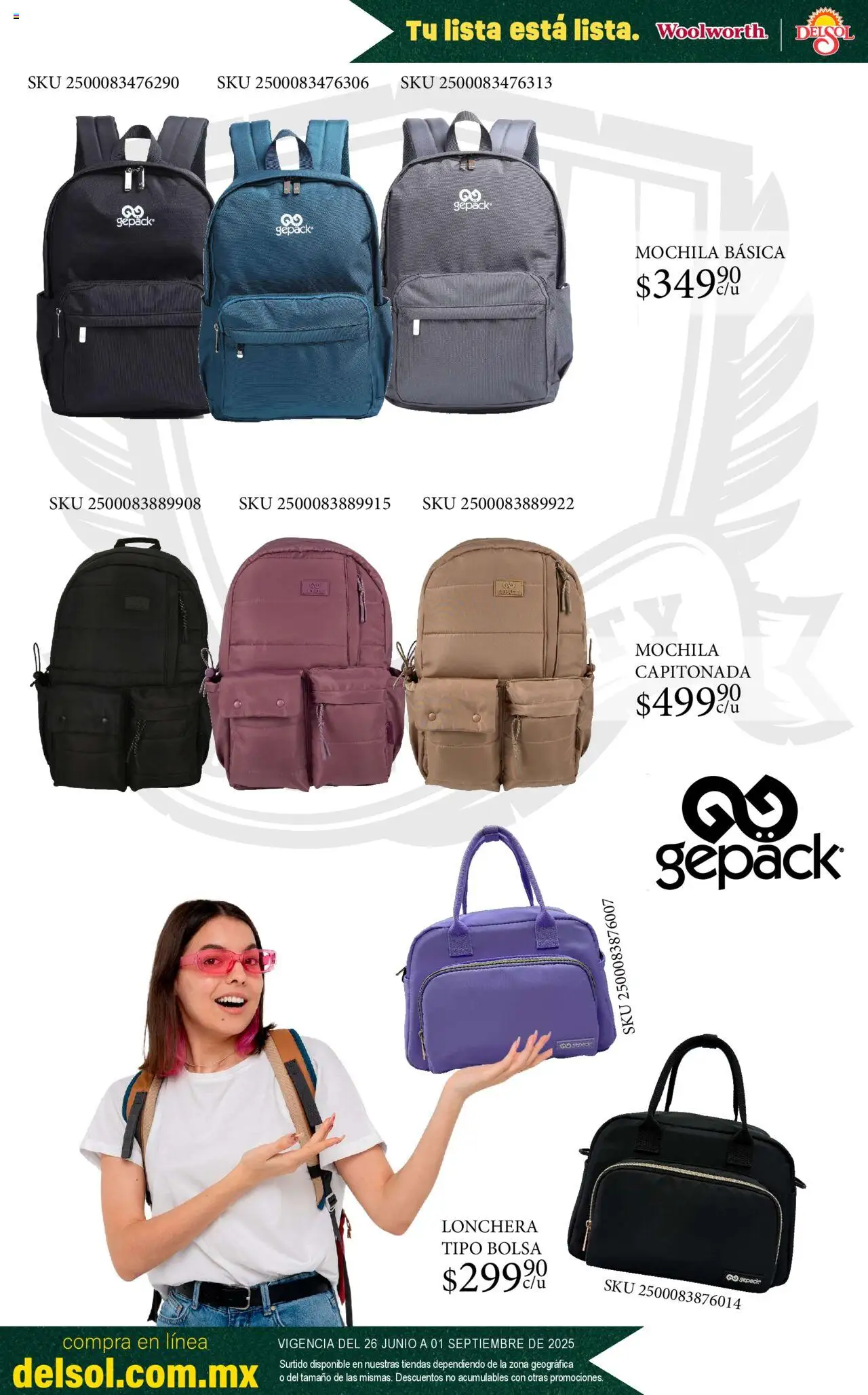 Del Sol y Woolworth catálogo Toda Tu Lista Está Lista En Tiendas - página 57- válido desde 26/06/2025