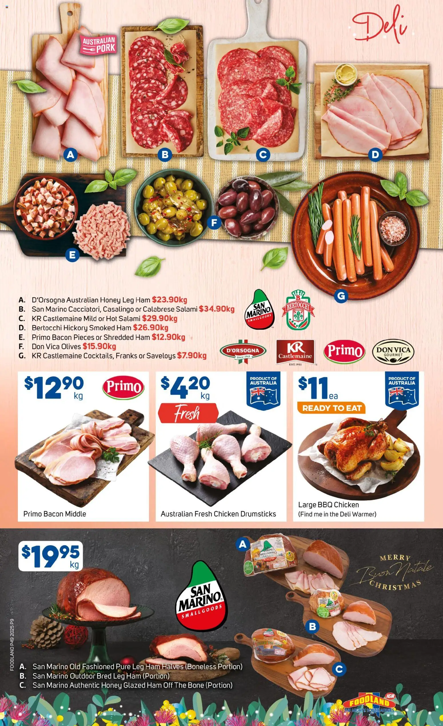 Foodland  Catalogue  - page 9- valid from 03/12/2025