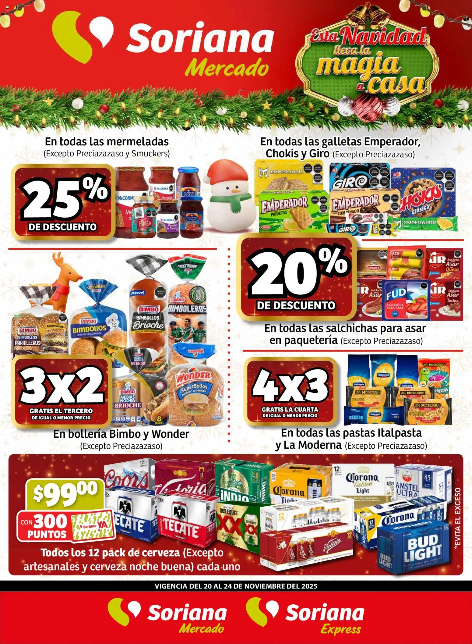 Soriana - Fin de Semana Mercado: Ver, Tab, Chis, Camp, Yuc y Q. Roo - página 1- válido desde 20/11/2025