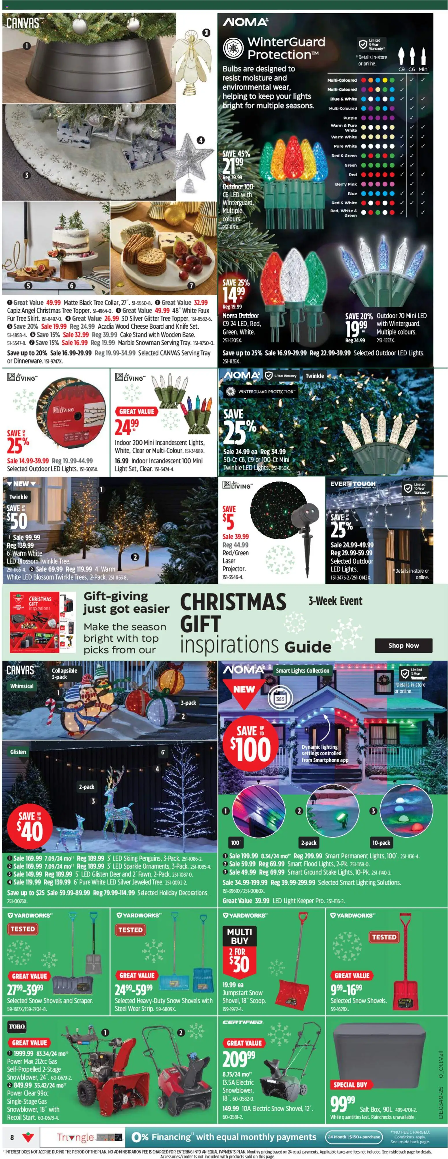 Canadian Tire weekly flyer - page 8- valid from Nov 27, 2025