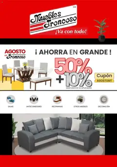 Muebles Troncoso - Catálogo válido desde 07/08/2025