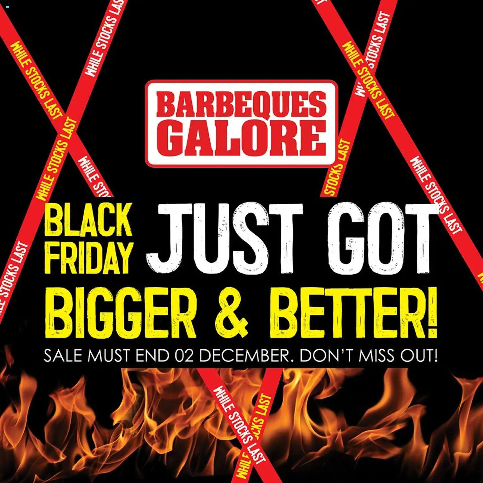 Barbeques Galore Black Friday: Bigger & Better - page 1- valid from 27/11/2025