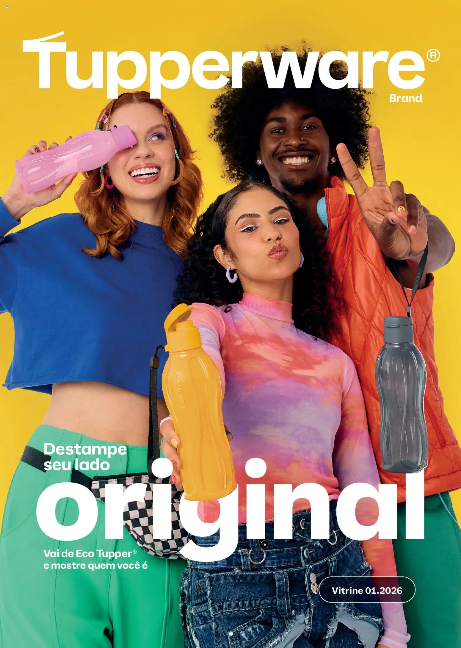 Tupperware - Catálogo Vitrine 01 - página 1- válido a partir de 01/01/2026

