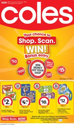 Coles catalogue preview - valid from 14/01/2026