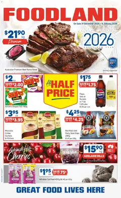 Foodland catalogue preview - valid from 31/12/2025