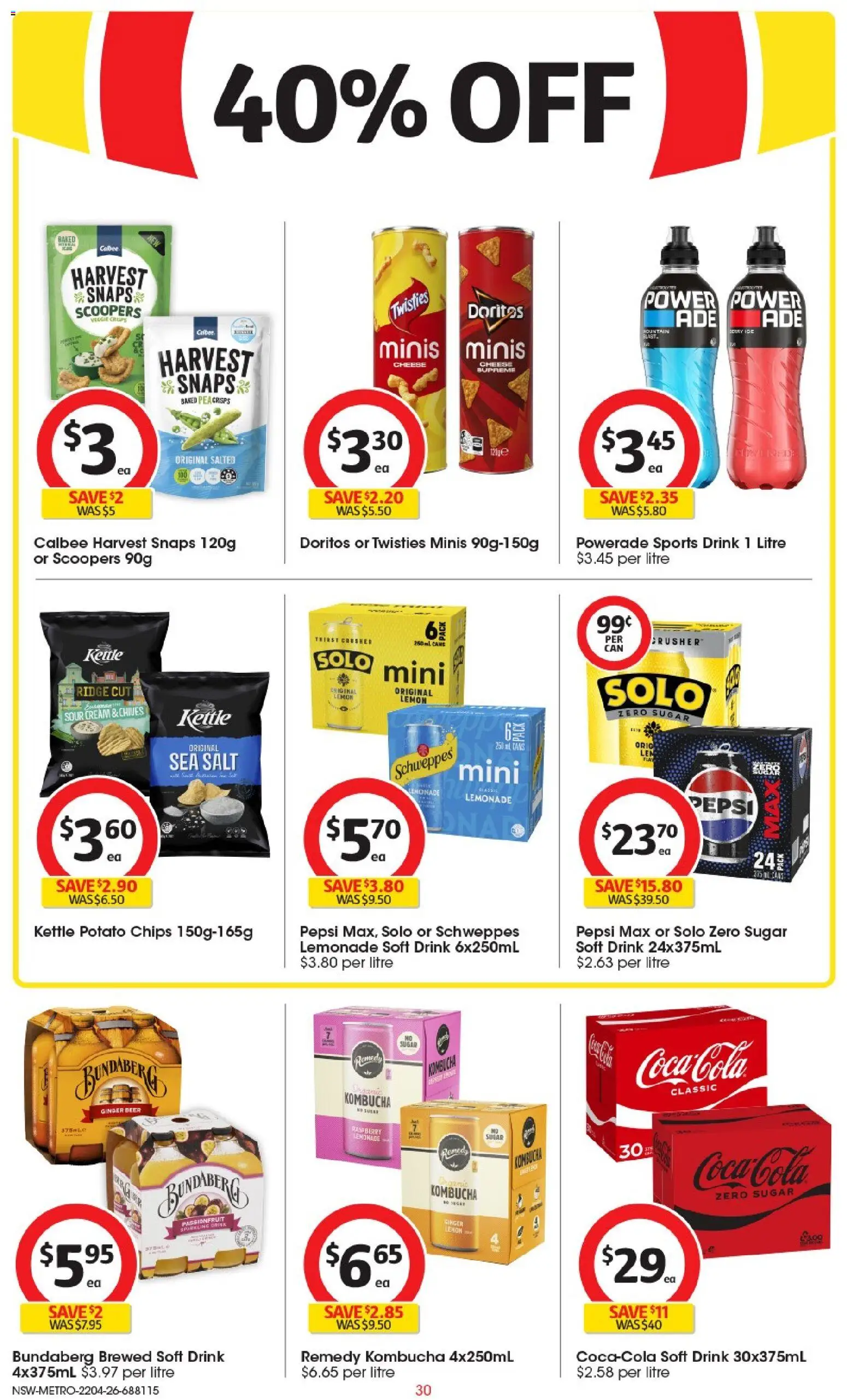 Coles catalogue  - page 30- valid from 22/04/2026