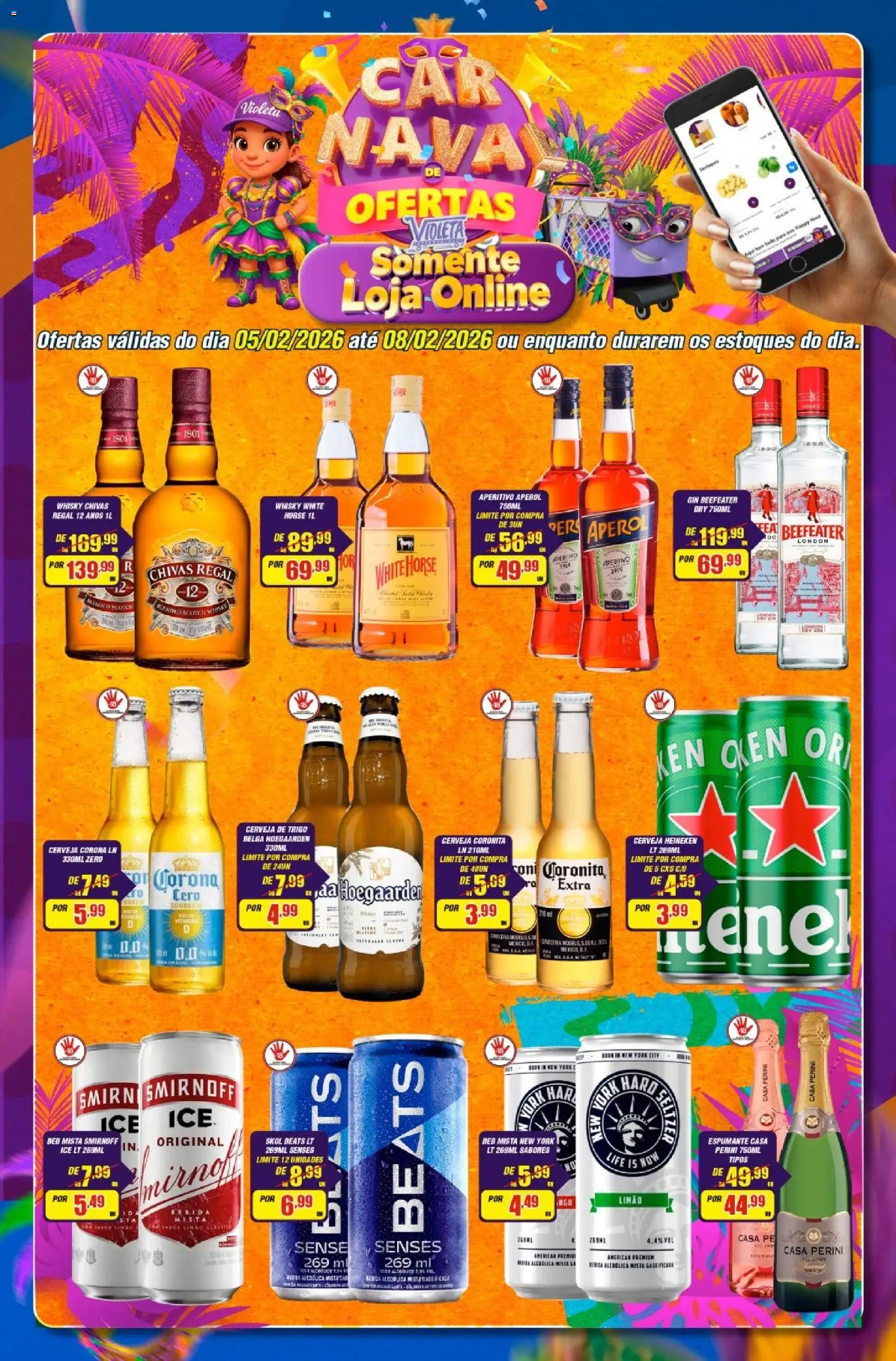 Violeta Supermercados - Ofertas da semana - página 1- válido a partir de 05/02/2026
