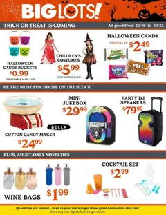 Preview Big Lots Weekly Ad valid from 10/16/2025