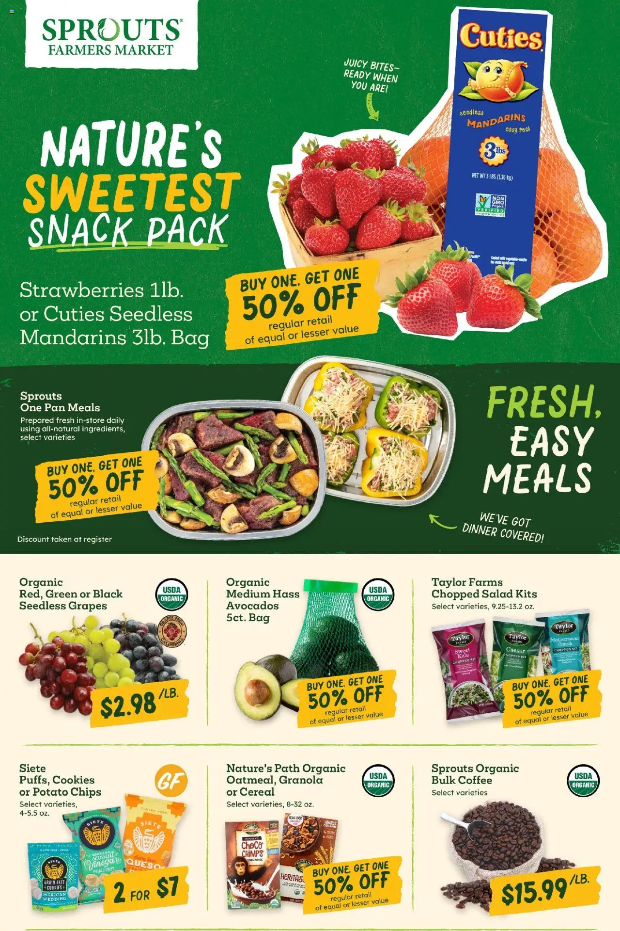 Sprouts Weekly Ad - page 1- valid from 08/20/2025