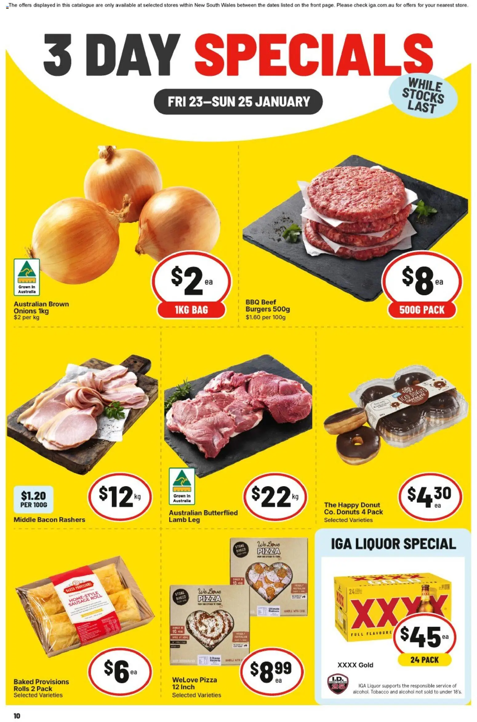 IGA - 3 Day Specials NSW - page 1- valid from 23/01/2026